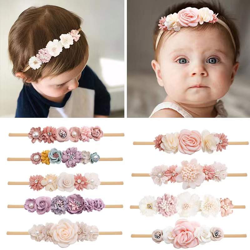 Children&#39;s Flower - Nylon Headbands (9 Styles)