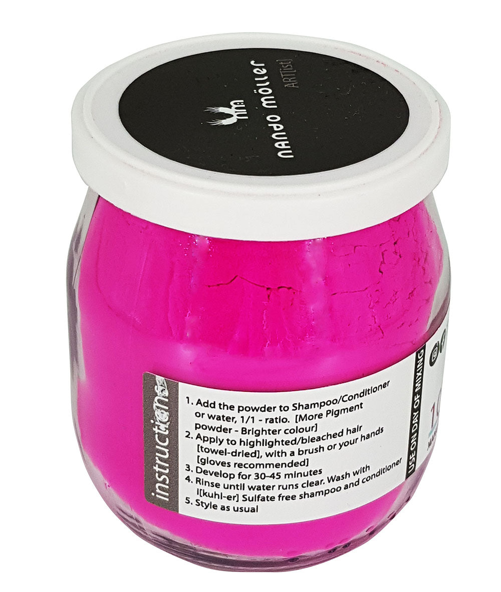 Semi-Permanent Hair Powder - Techno Pink